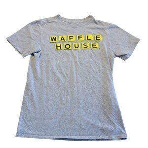 WAFFLE HOUSE AMERICAN ROADTRIP YOUTH SHORT SLEEVE Gray T SHIRT Sz‎ L